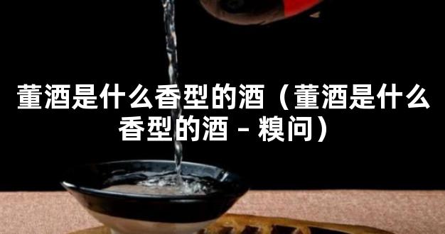 董酒是什么香型的酒（董酒是什么香型的酒 – 糗问）